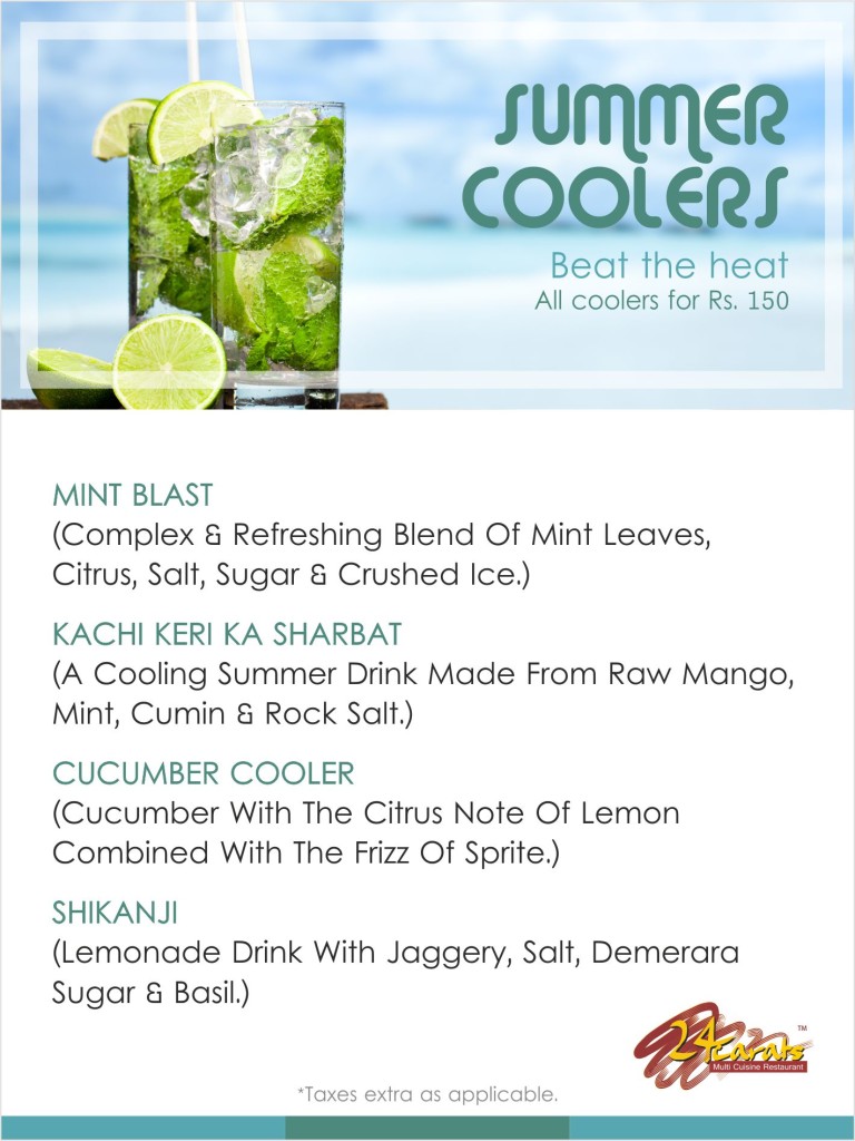 24 Carats Summer Coolers 768x1024 - 24 Carats Summer Coolers